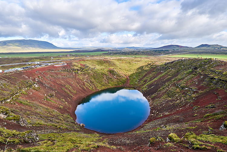 Kerið krater IJsland
