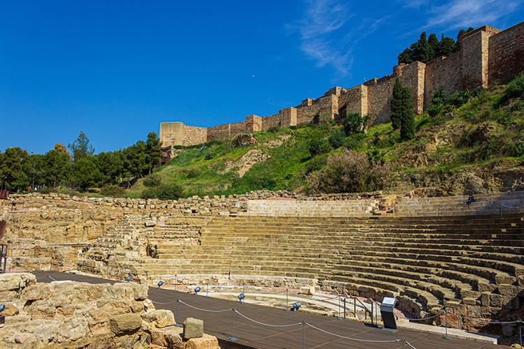Romeinse theater in Malaga
