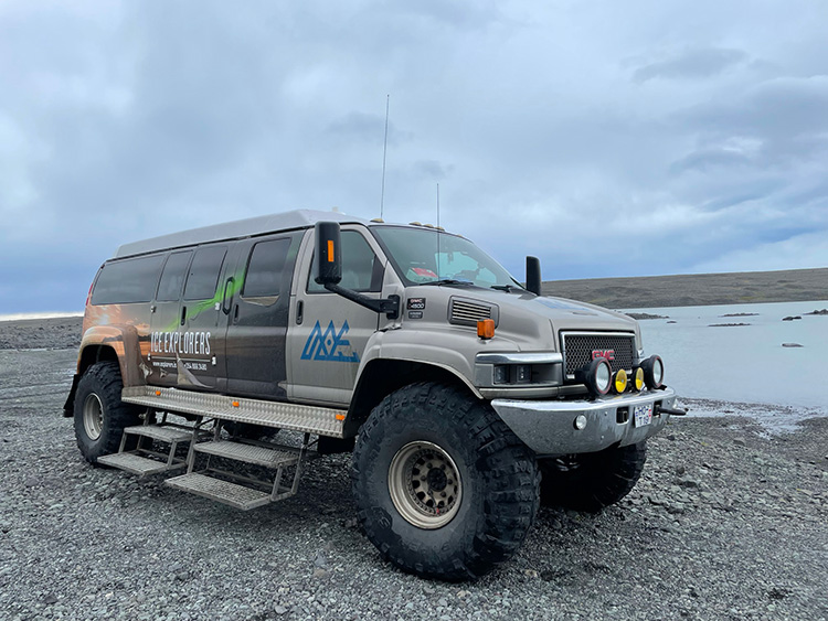 Blauwe grot IJsland - vervoer
