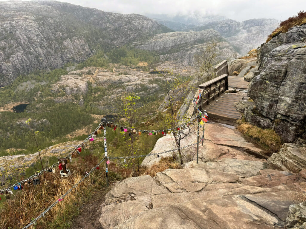 Preikestolen wandeling dichtbij de top