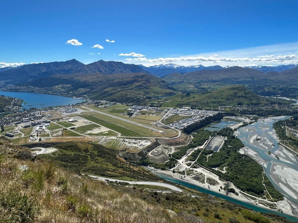 Uitzicht over Queenstown