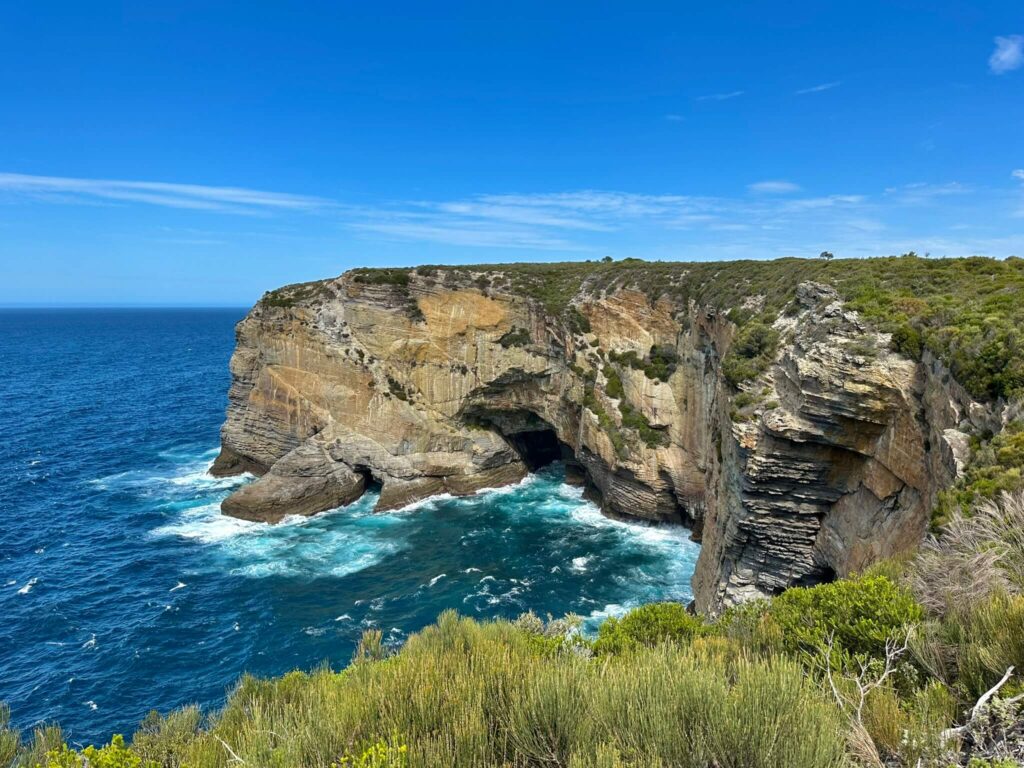 Uitzicht op Ocean Cave in Booderee National Park