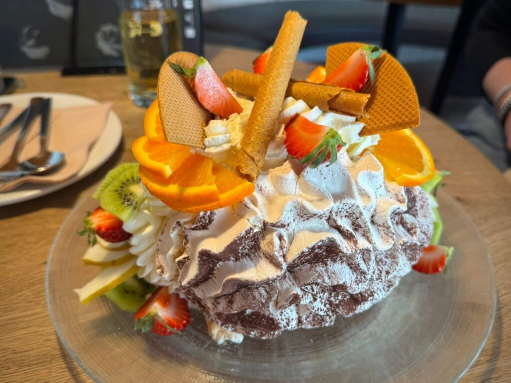 Meringue essen in Meiringen