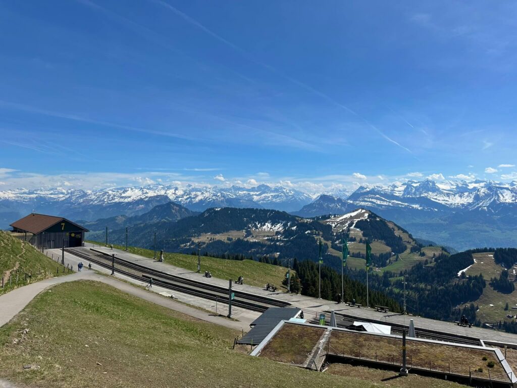Trein naar Rigi Kulm vanuit Vitznau