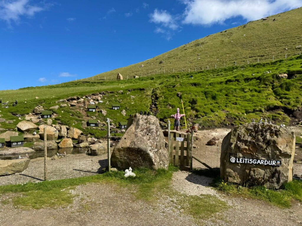 Leitisgarður: verrassend leuke stop met kinderen